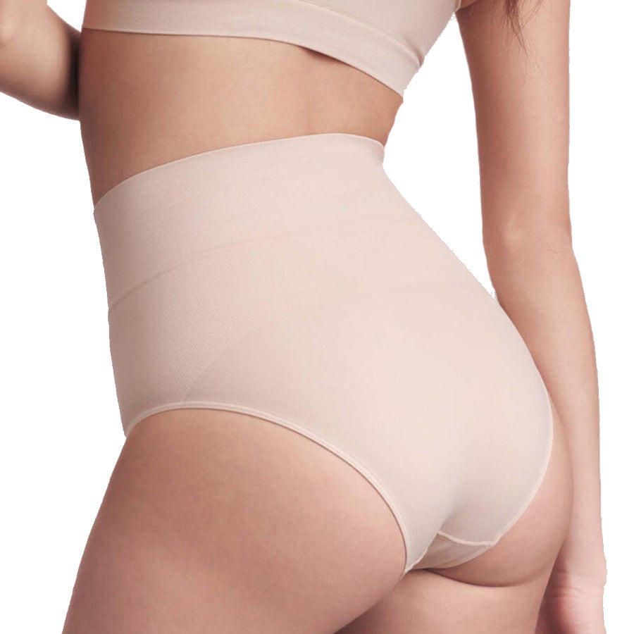 Slip alto da donna color nudo retro