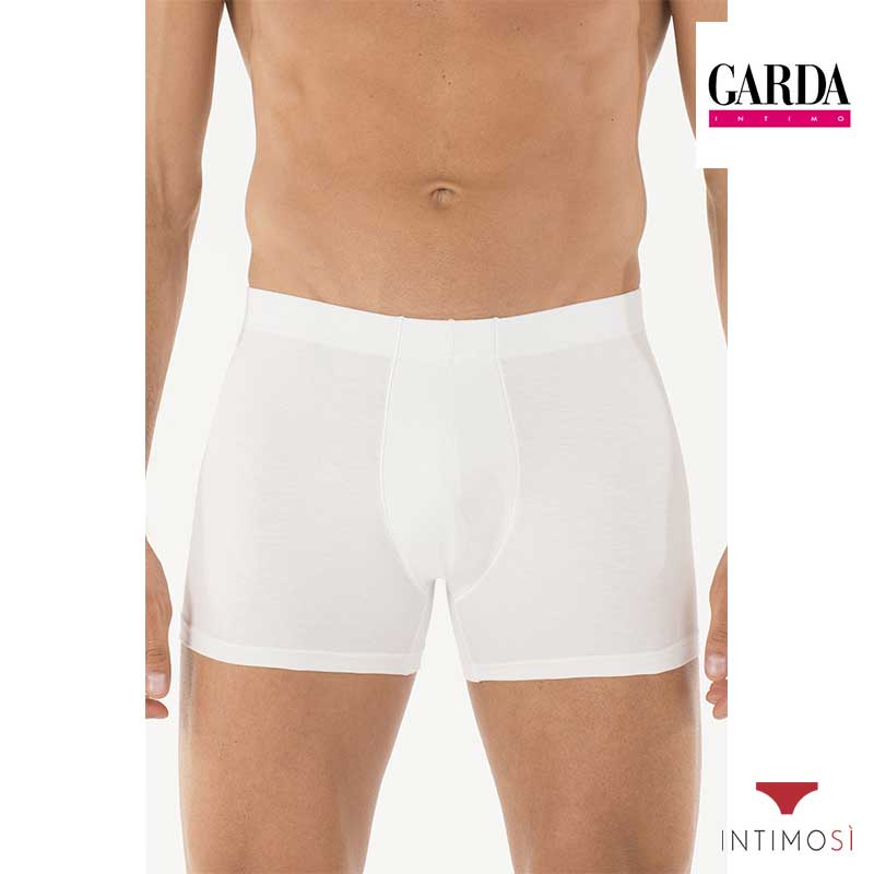 Boxer da uomo con forma anatomica bianco