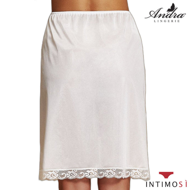 Sottogonna da donna liscia con pizzo Andra