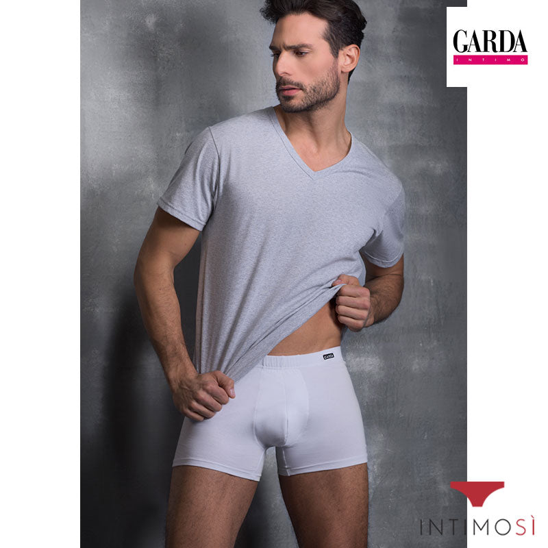 Maglia uomo scollo V cotone