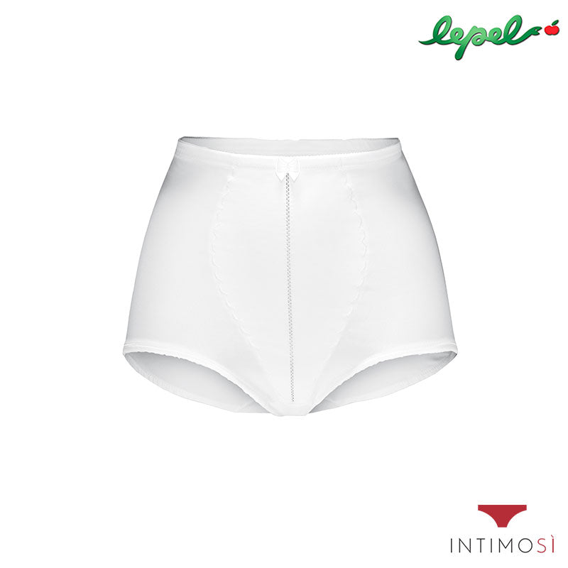Guaina Modellante Donna LEPEL Mod. 1005, In Tessuto Elasticizzato (80% Poliammide, 20% Elastan), Colore Nero, Taglia 5, Lunga, Con Bordo In Pizzo