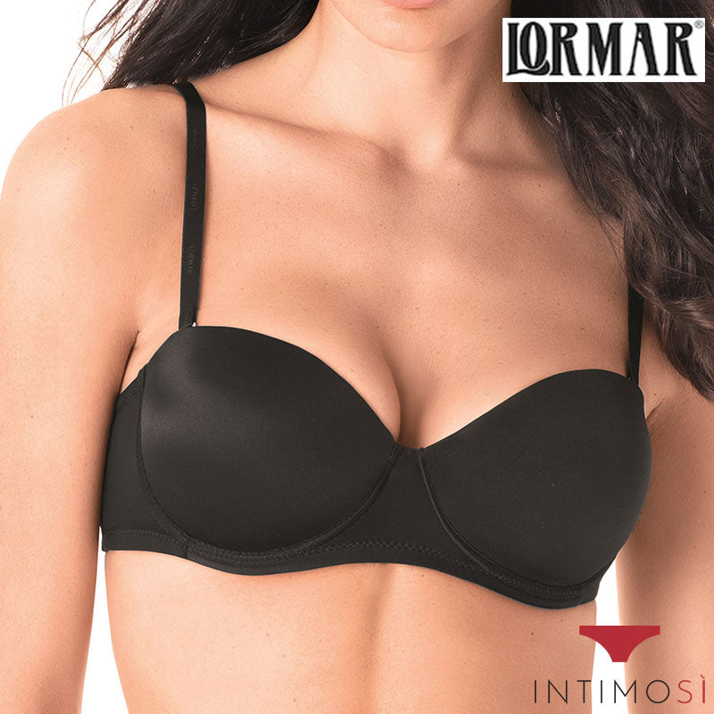 Reggiseno a fascia liscia con spalline staccabili