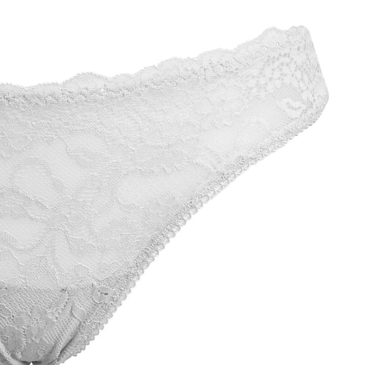 Perizoma in pizzo color bianco