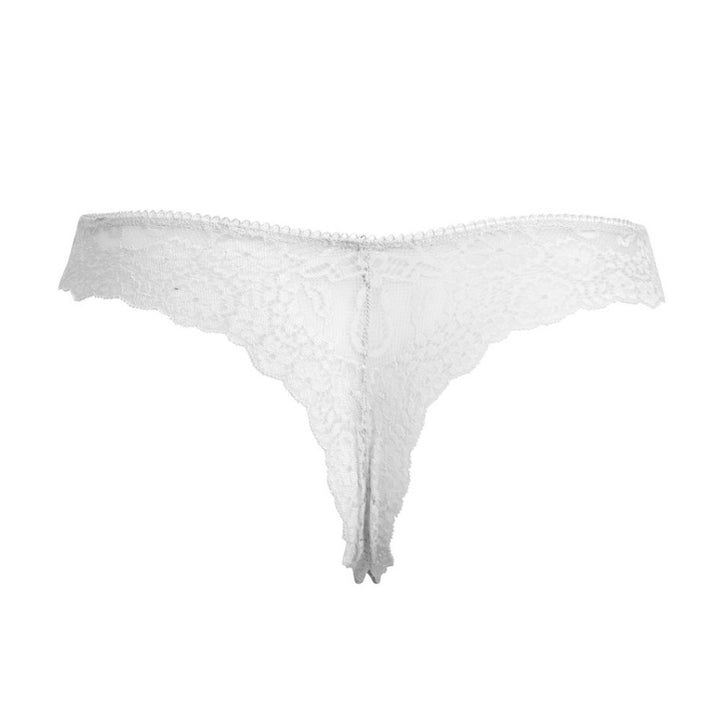 Perizoma in pizzo color bianco