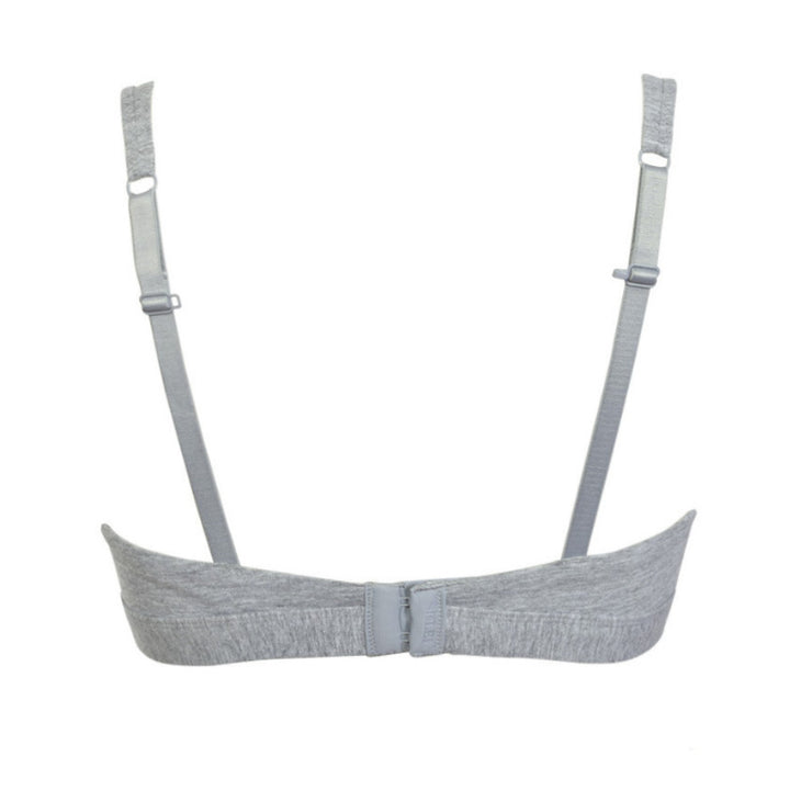 Reggiseno cotone naturale grigio