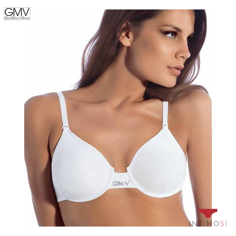 Reggiseno liscio da donna bianco