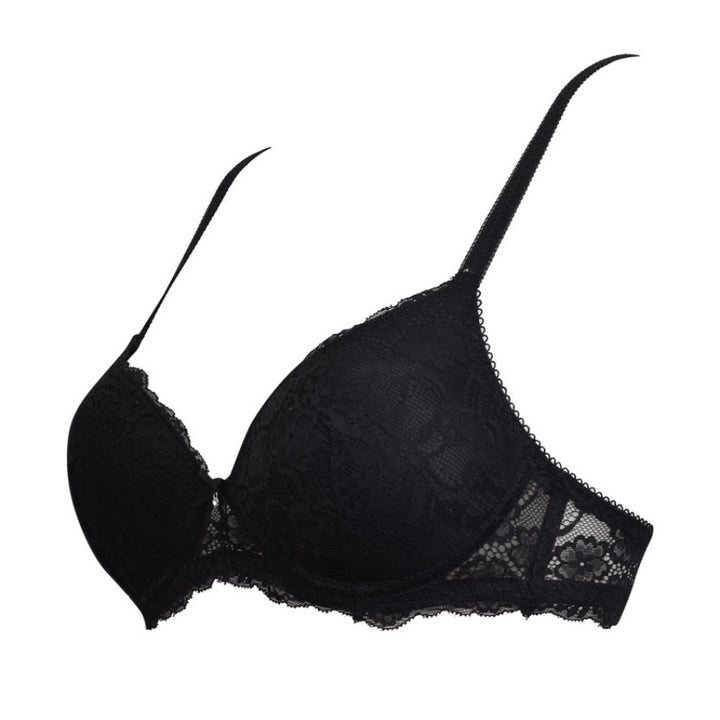 Reggiseno nero con pizzo