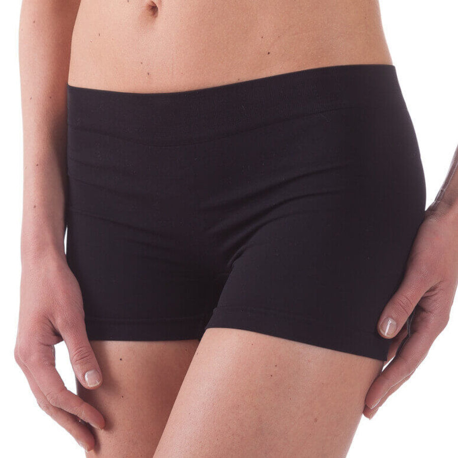 Boxer panty donna vita bassa in microfibra senza cuciture