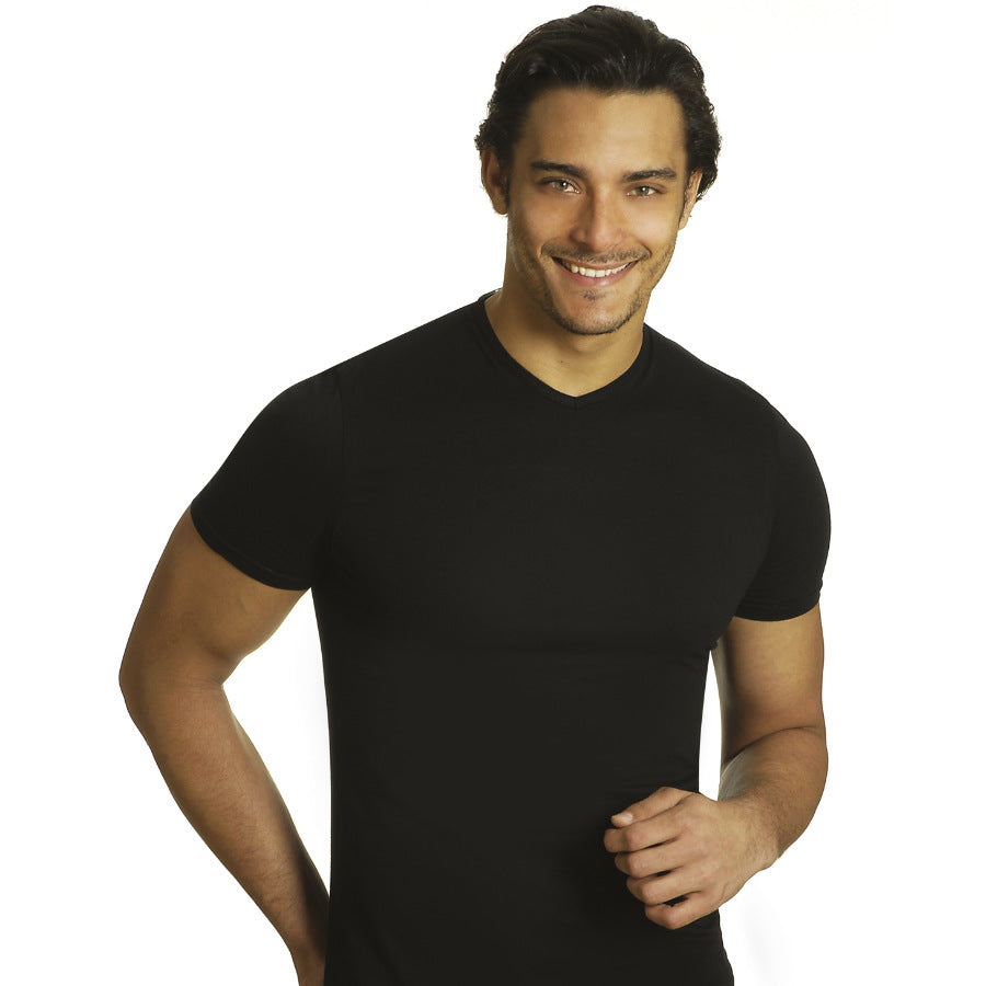 Jack & Jones Jrebbasic Maglietta Uomo Con Scollo A V – SS V-Neck, Cotone, Regular Fit