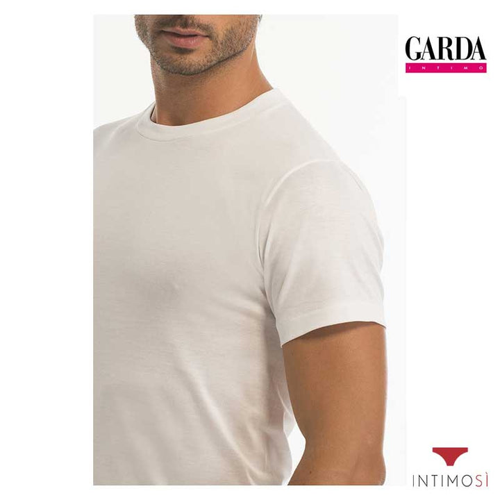 Maglia intima da uomo manica corta girocollo