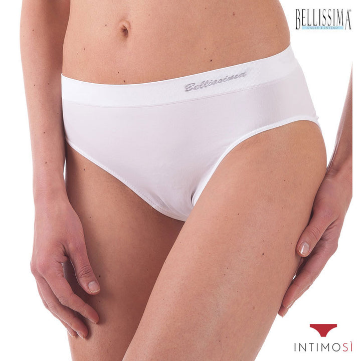 Slip sgambato donna bianco