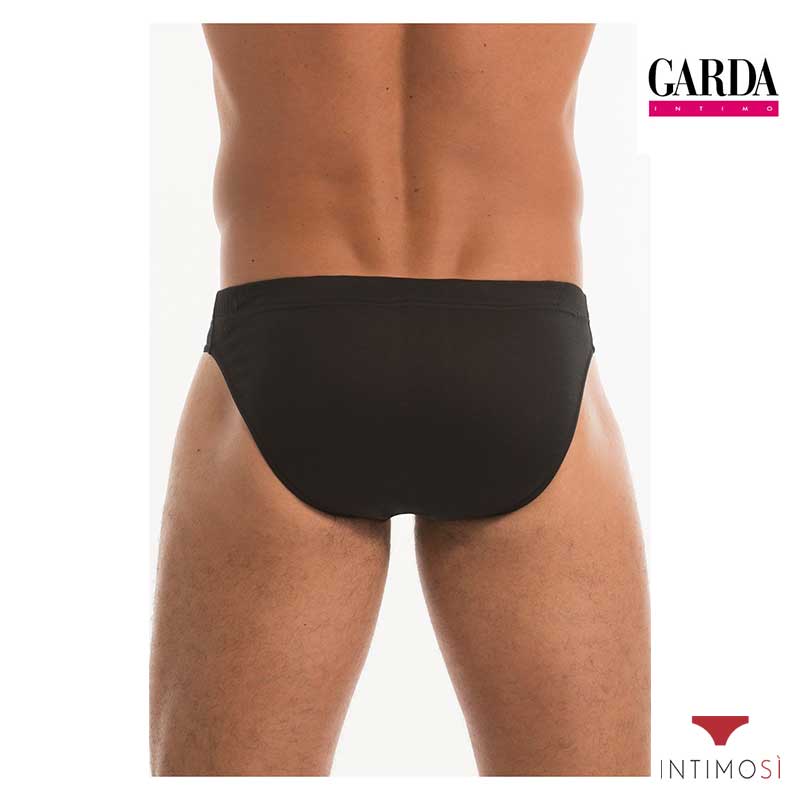 Slip mini da uomo filo di scozia con ricamo retro