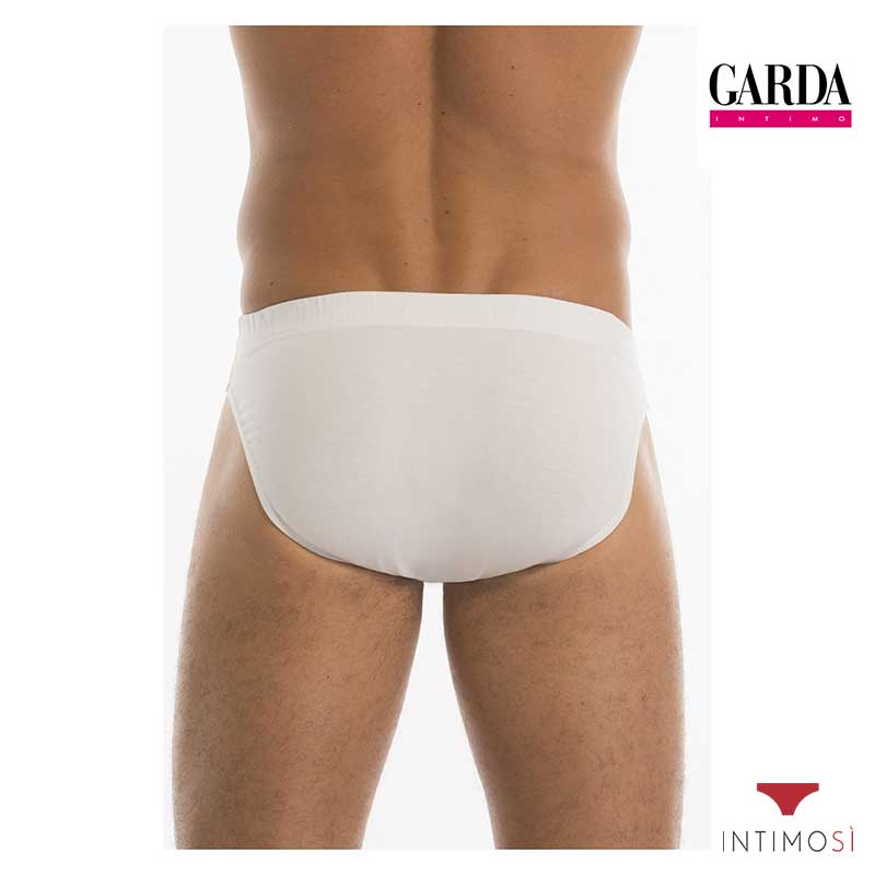 Slip da uomo mini con elastico bianco