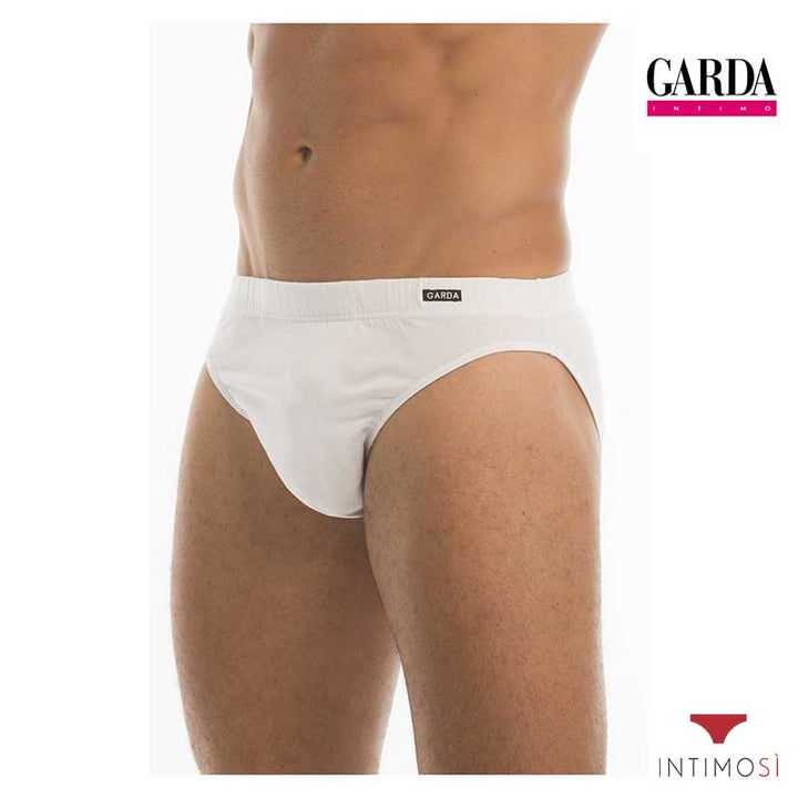 Slip da uomo mini con elastico bianco