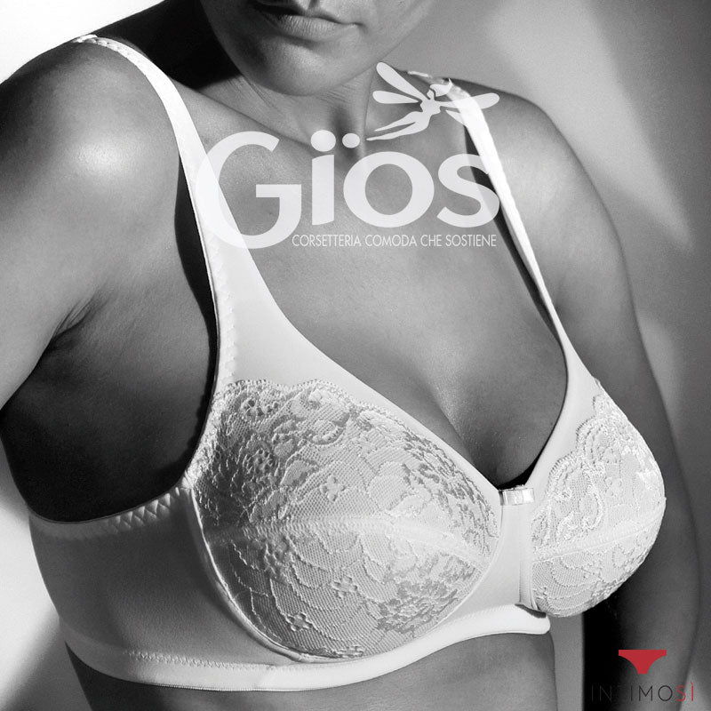 Reggiseno classico donna in pizzo a balconcino