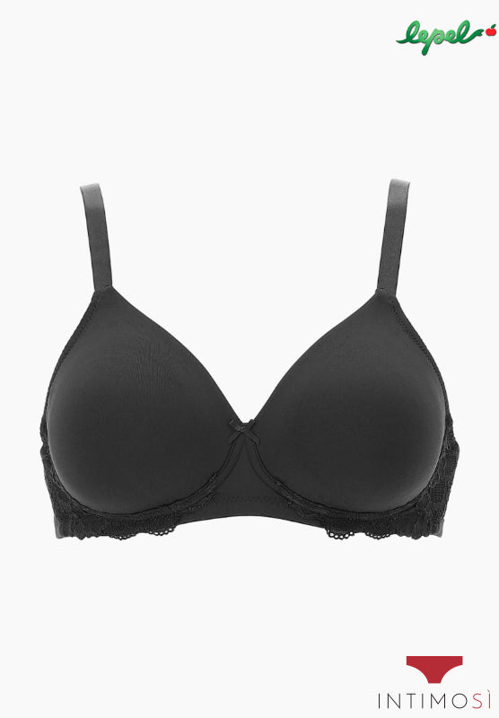 Reggiseno preformato senza ferretto in microfibra con pizzo | Lepel 260