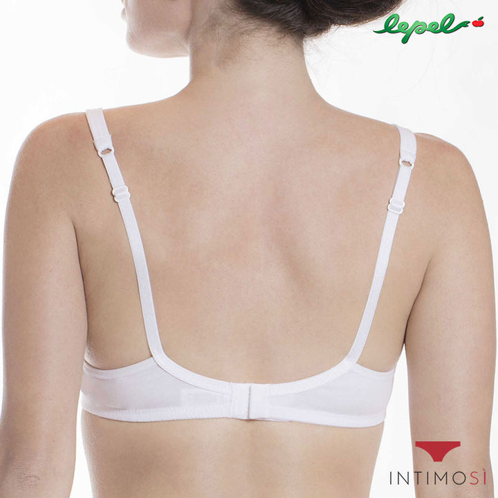 Reggiseno triangolo in cotone retro