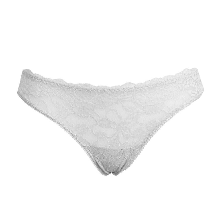 6 Perizoma Donna In Pizzo E Cotone - Stringhe Comode, Multicolori, Taglie S-XL - Foto 3