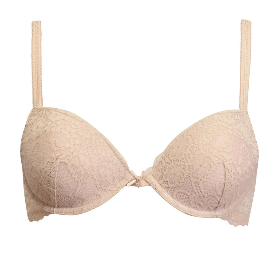 Reggiseno color cipria in pizzo