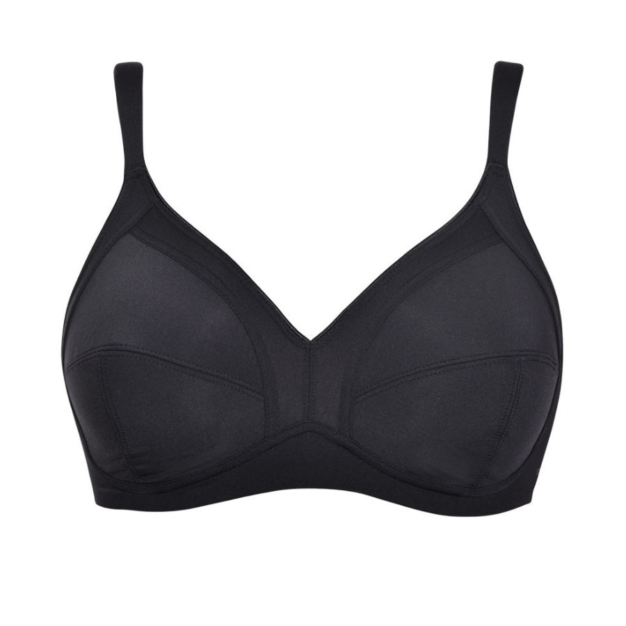 Reggiseno nero liscio