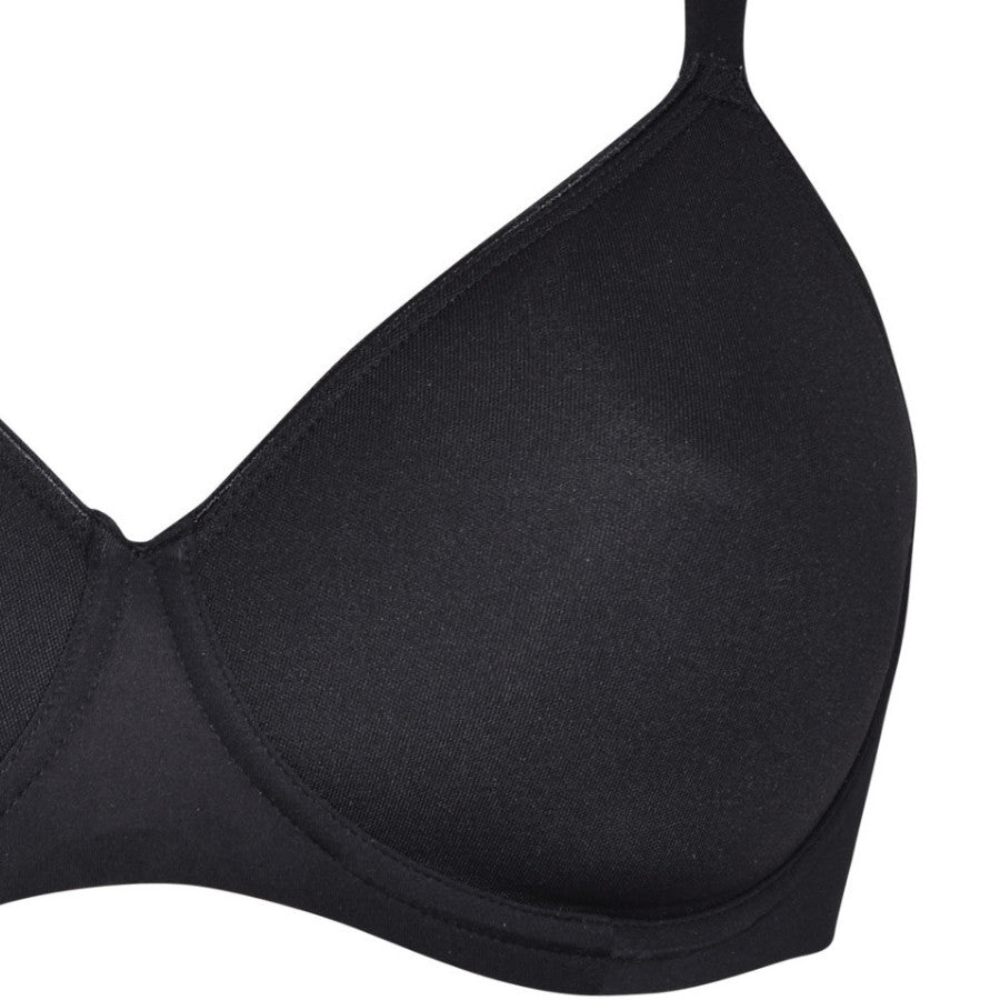 Reggiseno donna liscio nero