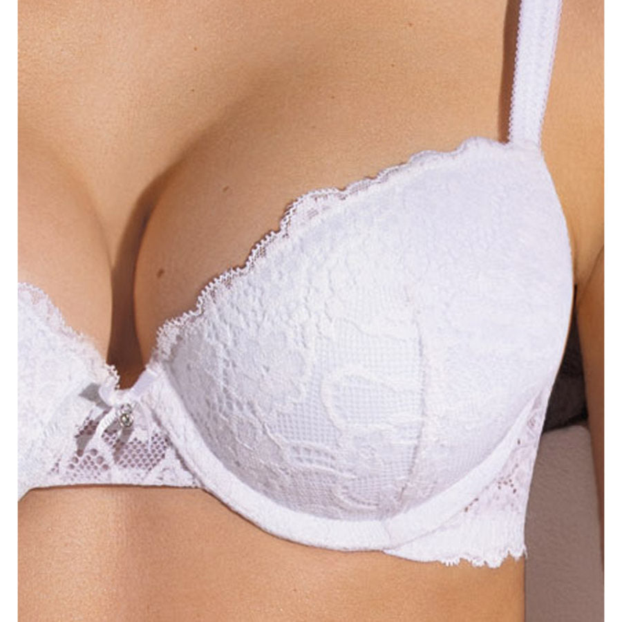 Reggiseno SièLei push up coppe graduate e ferretto in pizzo