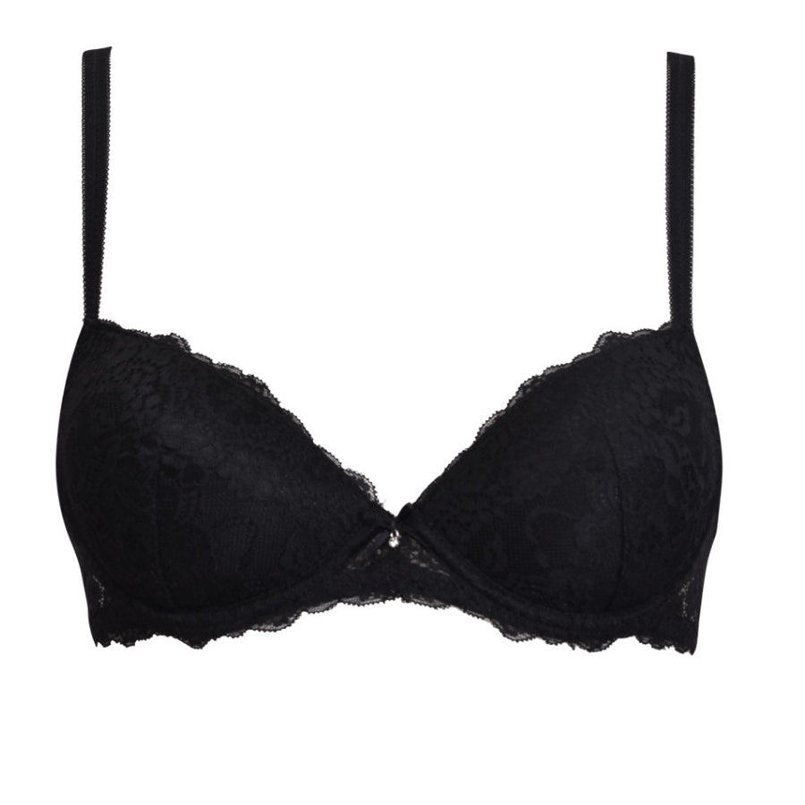 Reggiseno nero in pizzo