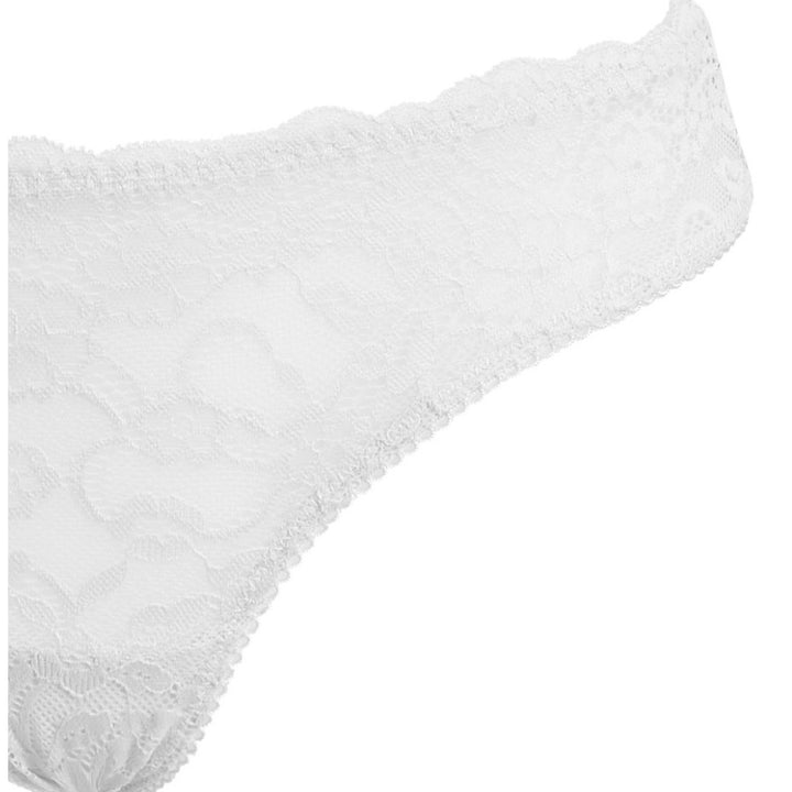 Slip in pizzo bianco