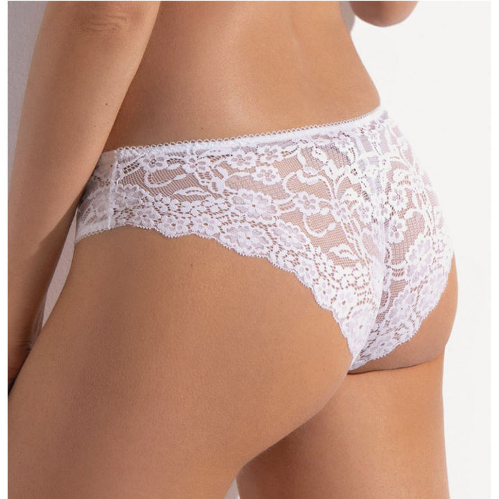 Slip in pizzo bianco