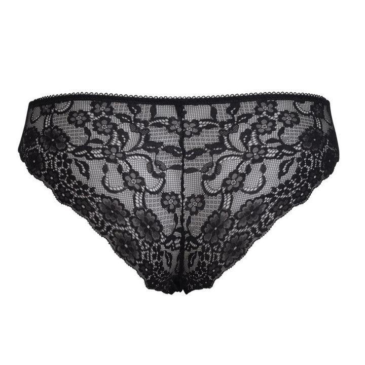 Slip in pizzo nero