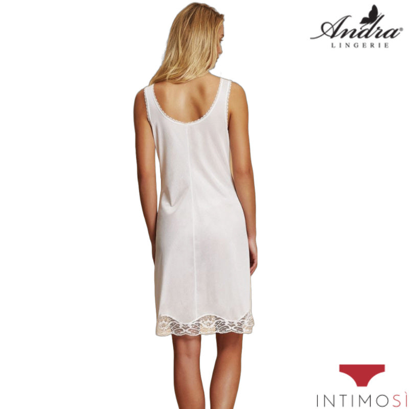 Andra sottoveste donna spalla larga con pizzo