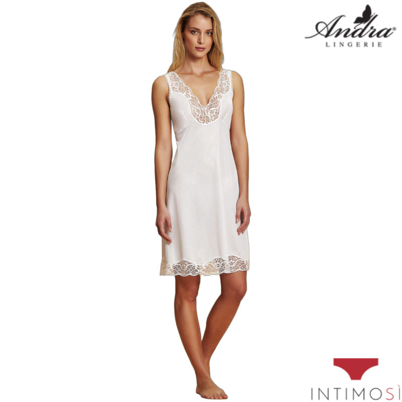 Andra sottoveste donna spalla larga con pizzo