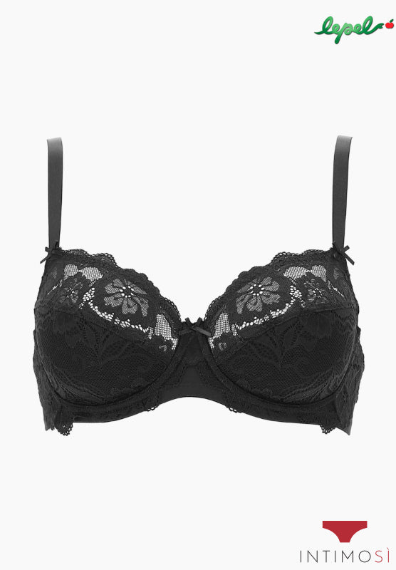 Reggiseno balconcino sfoderato in pizzo