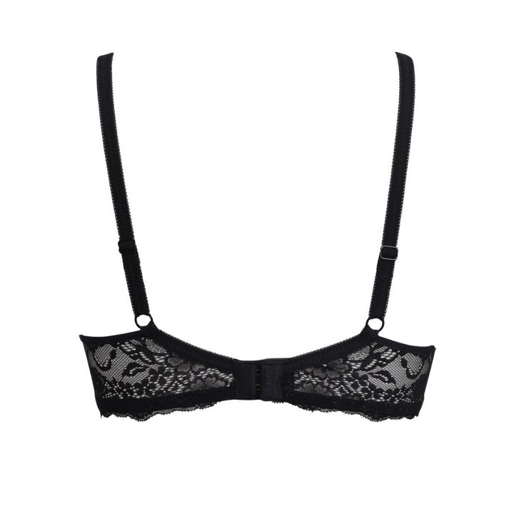 Reggiseno nero particolare del retro