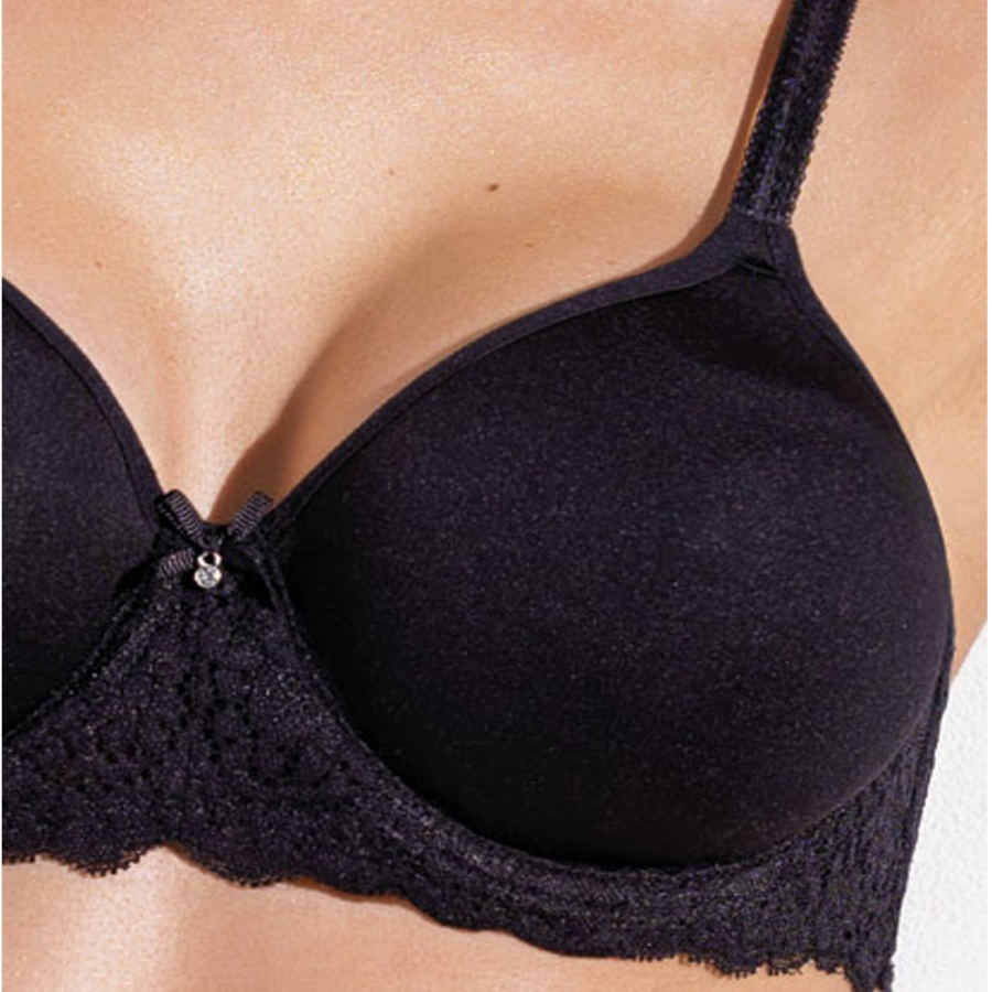 Reggiseno nero particolare pizzo