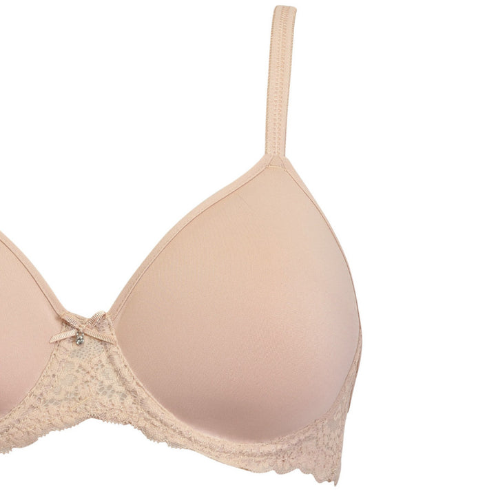 Reggiseno color cipria particolare coppa